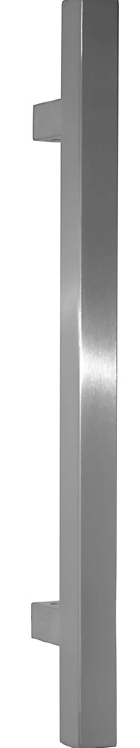 Poignée de tirage Carrée 30x30 mm - Entraxe500 - S75 - L650 mm - INOX 304 satiné
