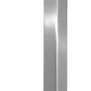 Poignée de tirage Carrée 25x25 mm - Entraxe350 - S80 - A65 - L500 mm - incliné 60 - INOX 304 poli