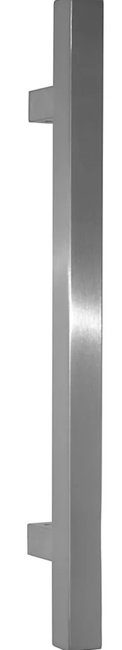 Poignée de tirage Carrée 25x25 mm - Entraxe350 - S70 - L500 mm - INOX 304 poli