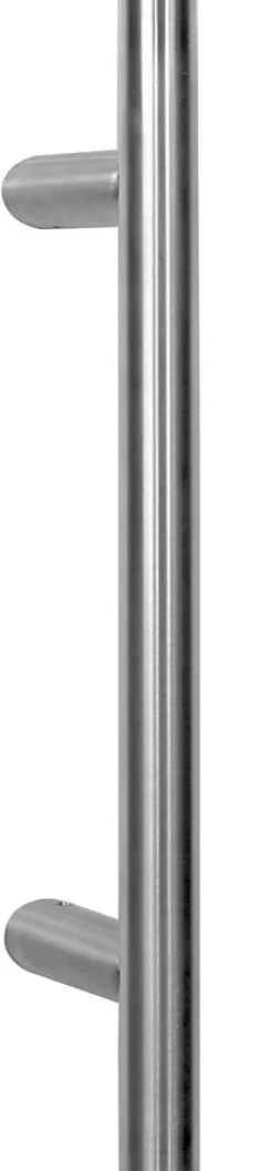 Poignée de tirage Diamètre 30 mm - Entraxe300 - S80 - A70 - L450 mm - inclinée 45 - INOX 304 satiné