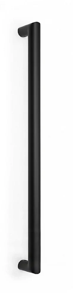 Poignée de tirage Diamètre 20 mm - Entraxe200 mm - INOX 304 Laqué RAL 9005 Noir Mat
