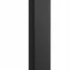 Poignée de tirage Rectangle 40x10 mm - Entraxe350 - S55 - L500 mm - INOX 304 Laqué RAL 9005 Noir Mat