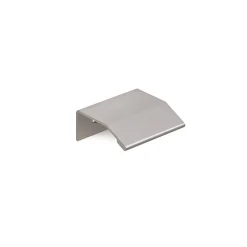 Poignée en aluminium avec finition anodisée mat, dimensions: 80x18x39mm et inserts: 64mm-