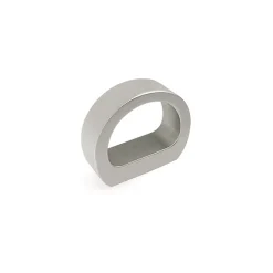 Poignée en aluminium avec finition anodisée mate, dimensions: 30x9x25mm-