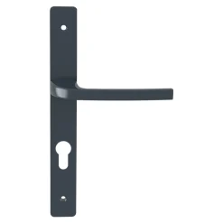 Poignée porte pvc Goodhome Servicio gris anthracite