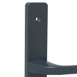 Poignée porte pvc Goodhome Servicio gris anthracite