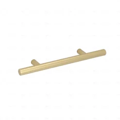 Poignée pour meubles en Acier inox Entraxe 96 finition Galver velo en laiton