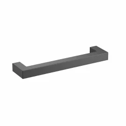 Poignée pour meubles en Acier inox Entraxe 128 Vernis noir mat