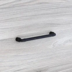 Poignée pour meubles en zamac Entraxe 160 Vernis noir mat