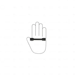 Poignée pour meubles en zamac Entraxe 64 Vernis noir mat, Lot de 6
