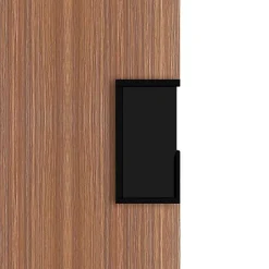 Poignée pour porte coulissante DESIGN rectangulaire finition noir mat
