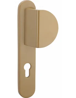 Poignée Targa A2P pour porte palière, réversible, or - THIRARD