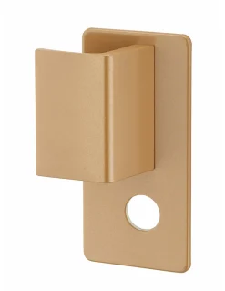 Poignée Targa pour porte palière, gauche, époxy or - THIRARD