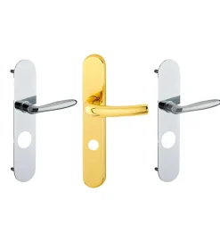 Poignee Paliere à Bequille pour Serrures Bandeaux banDOM F11 F12 et F14 Couleur - Laiton