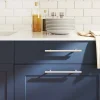 Poignées d armoire 20 pcs argenté 160 mm acier inoxydable