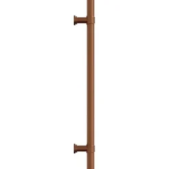 Poignées d armoire 10 pcs bronze 192 mm acier inoxydable