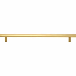 Poignées d armoire 5 pcs doré 320 mm acier inoxydable