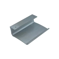 Poignées de tirage en aluminium H 150 mm anodisé Argent satiné