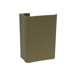 Poignées de tirage en aluminium pour portes H 150mm anodisé Bronze satiné- lot de 6 boutons