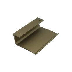 Poignées de tirage en aluminium pour portes H 150mm anodisé Bronze satiné- lot de 6 boutons