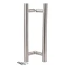 Poignées de Tirage "KLOSE besser" Paire de bâtons de Maréchal 600 mm - Oblique - Inox 316