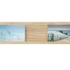 Porte photo effet bois l.50 x H.12 cm Ariane