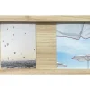 Porte photo mural effet bois l.30 x H.16 cm Ariane