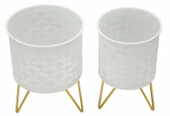 PorteVase Carly Set 2 pièces Diamètre 16 x 20 13 x 20 cm