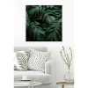Poster intissé feuillage CROISSANCE VEGETALE 90 x 90 cm - Décoration intérieure HD