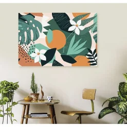 Poster intissé FRUITS ET PLANTES EXOTIQUES 140 x 95 cm - Affiche murale de qualité supérieure