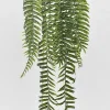 Pot Fougère chute artificielle h.75 cm