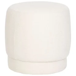 Pouf en bouclette AMEA - Diamètre 39 cm x Hauteur 40 cm