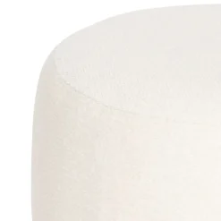 Pouf en bouclette AMEA - Diamètre 39 cm x Hauteur 40 cm