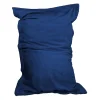 Pouf, fauteuil d'intérieur déhoussable - 90 x 140 cm - Sherpa - Bleu marine - Vivezen