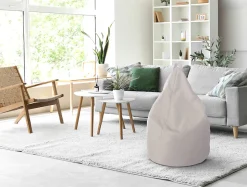 Pouf poire beige ⌀75 x H.120 cm Easy for life