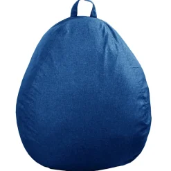 Pouf poire déhoussable BANANAIR 120 x 100 cm bleu