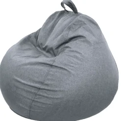 Pouf poire déhoussable BANANAIR 105 x 85 cm gris foncé