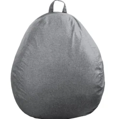 Pouf poire déhoussable BANANAIR 105 x 85 cm gris foncé