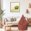 Pouf poire terracotta ⌀75 x H.120 cm Easy for life