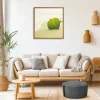 Pouf rond gris ⌀48 x H.27 cm Easy for life