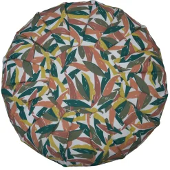Pouf rond souple Ornami L.60 x H.40 cm multicouleurs