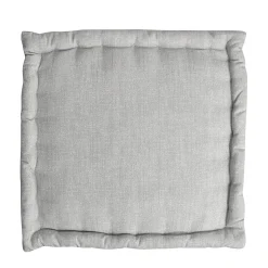 Pouf Soan Chambray JBY Creation gris l.40 x H.30 cm