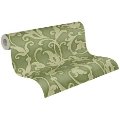 Profhome 954904-GU Papier peint aspect textile texturé mat 5,33 m2