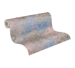 Profhome 378581-GU Papier peint à motifs graphiques légèrement texturé mat 5,33 m2