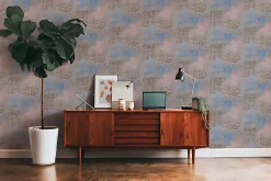 Profhome 378581-GU Papier peint à motifs graphiques légèrement texturé mat 5,33 m2