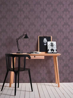 Profhome 956305-GU Papier peint aspect textile texturé mat 5,33 m2