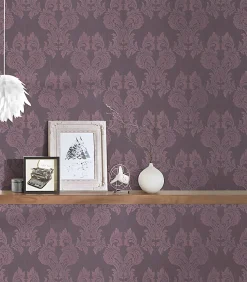 Profhome 956305-GU Papier peint aspect textile texturé mat 5,33 m2