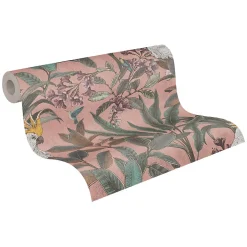 Profhome 397481-GU Papier peint moitf d'oiseaux légèrement texturé mat 5,33 m2
