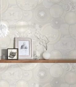 Profhome 349014-GU Papier peint de luxe exclusif légèrement texturé brillant 7,035 m2