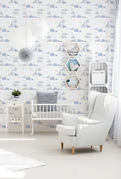 Profhome 381281-GU Papier peint enfants légèrement texturé mat 5,33 m2